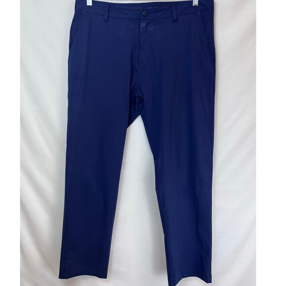 Rhone Men's Blue Commuter Athleisure Golf Casual Pant Size 35 Classic Fit 100161 - Picture 1 of 9